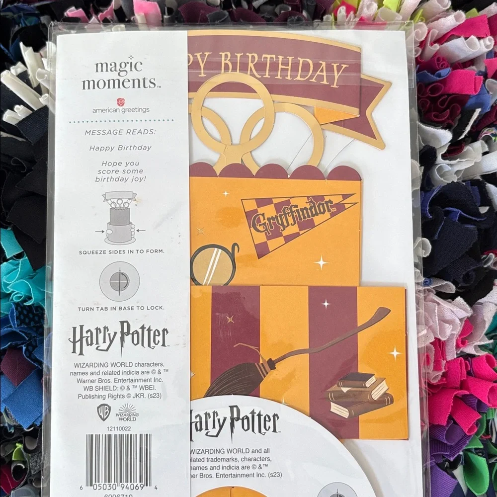🆕American Greetings-Magic Moments Harry Potter Pop Up With Envelope